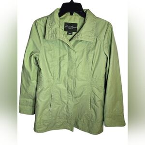 Eddie Bauer Women's Light Green Utility Jacket, EUC. Size Small